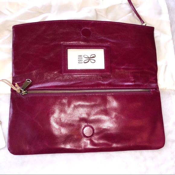 Hobo Zeal Studded Clutch Wallet in Ruby - Picture 5 of 6